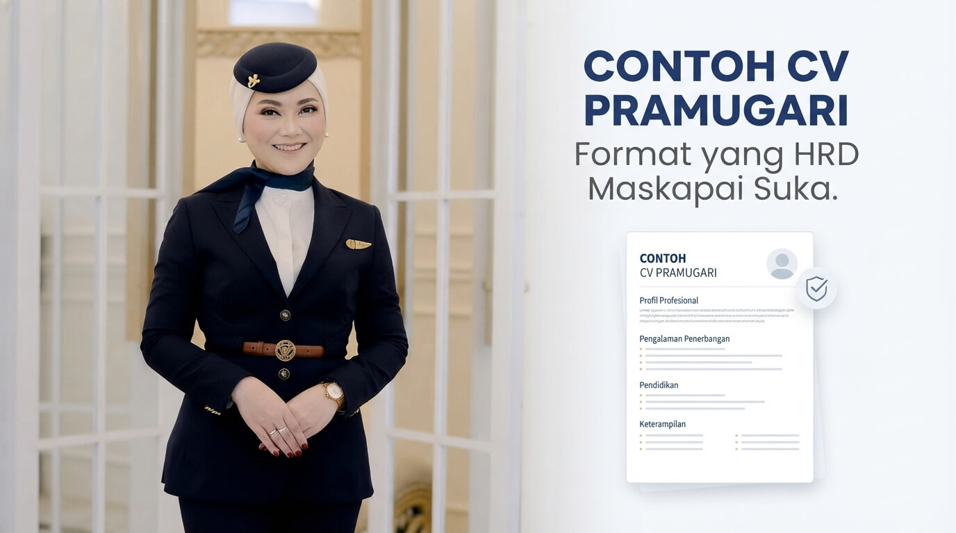 Contoh CV Pramugari: Format yang HRD Maskapai Suka